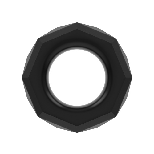 Черное эрекционное кольцо Cock Ring фото 3