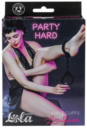 Силиконовые поножи Party Hard Limitation Black фото 4