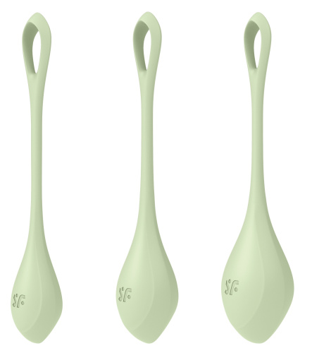 Вагинальные шарики Satisfyer Yoni Power 2 салатовые фото 5