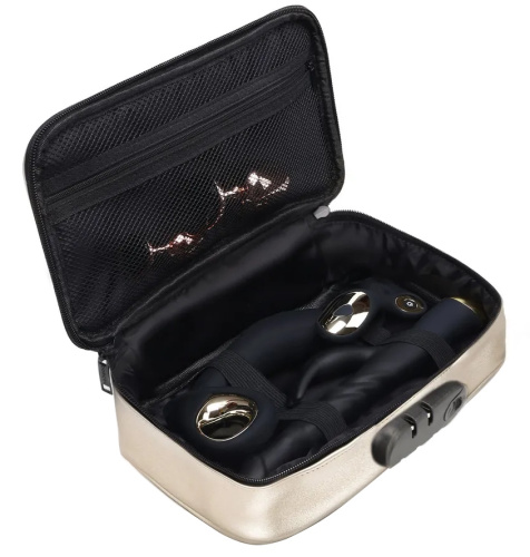 Сумка с кодовым замком для хранения игрушек Discreet Box Luxury Gold фото 4