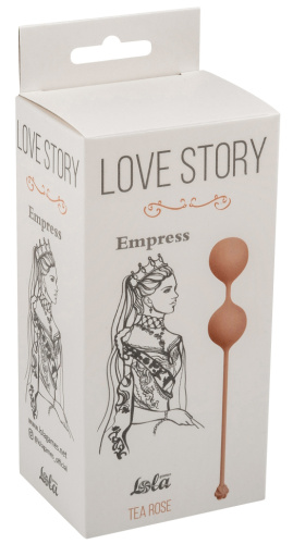 Вагинальные шарики со смещенным центром тяжести Empress Tea Rose фото 3