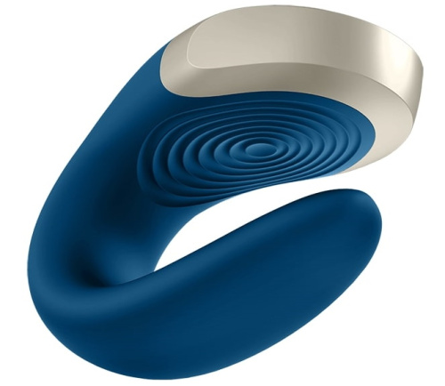 Смарт-стимулятор для пар Satisfyer Double Love голубой фото 2