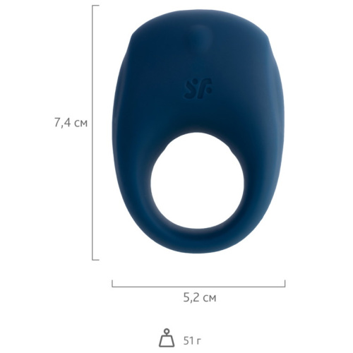 Эрекционное смарт-кольцо Satisfyer Strong One фото 7