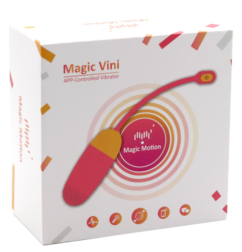 Смарт-виброяйцо Magic Motion Magic Vini оранжевое фото 8