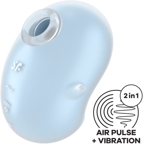 Вакуумно-волновой стимулятор с вибрацией Satisfyer Cutie Ghost фото 2