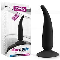 Черный стимулятор простаты и G-точки Lure Me