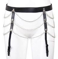 Пояс для чулок с металлическими цепочками