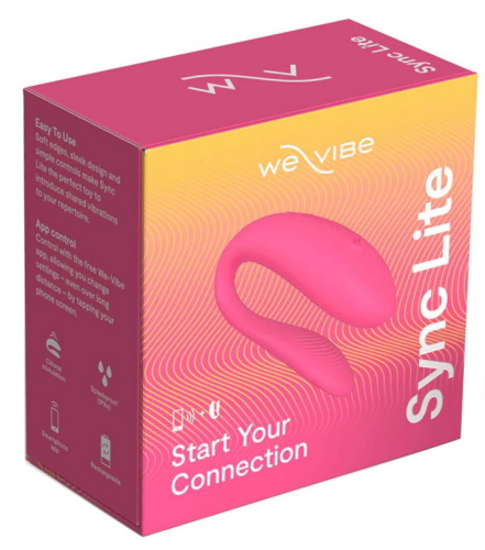 Смарт-вибратор для пар We-Vibe Sync Lite розовый фото 4