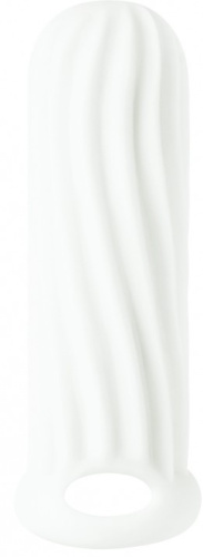 Фаллоудлинитель с кольцом Homme Wide White + 1,5 см