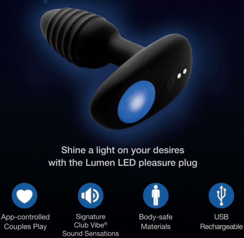 Интерактивный анальный смарт-стимулятор Kiiroo OhMiBod Lumen фото 10