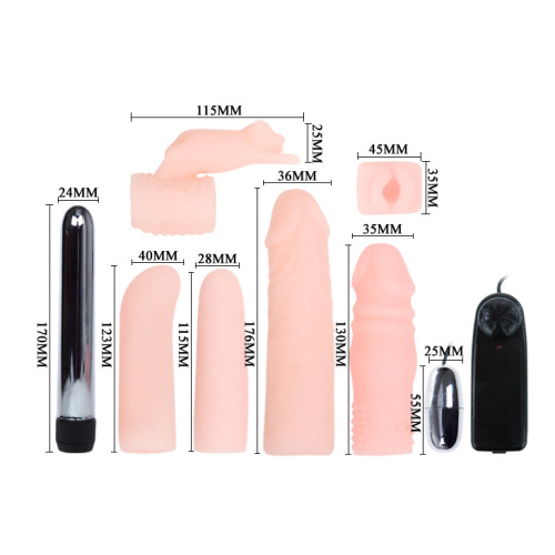 Набор вибратор со сменными насадками Beauty Kit фото 3