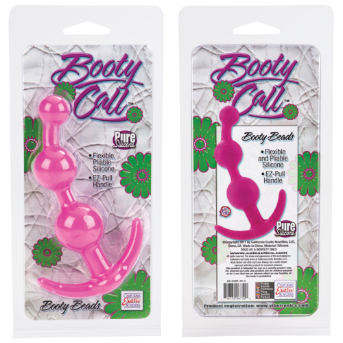 Анальные бусы Booty Call Beads розовые фото 4