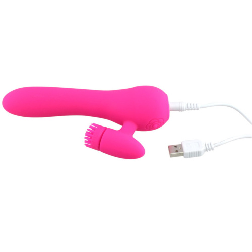 Вибратор с ротационным клиторальным стимулятором Kawaii фото 3