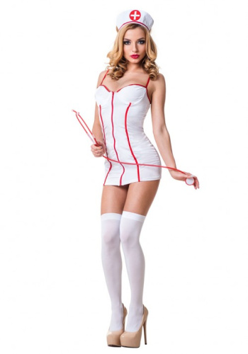 Костюм Медсестричка белый M/L фото 2