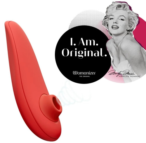 Бесконтактный стимулятор клитора Womanizer Marilyn Monroe Vivid Red фото 4