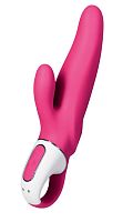 DEMO Розовый вибратор Satisfyer Vibes Mr.Rabbit с клиторальным стимулятором