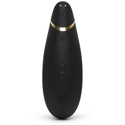 Бесконтактный вакуумно-волновой стимулятор клитора Womanizer Premium черный фото 3