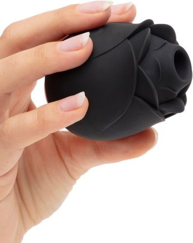 Вакуумно-волновой бесконтактный стимулятор Fifty Shades of Grey Black Rose фото 2