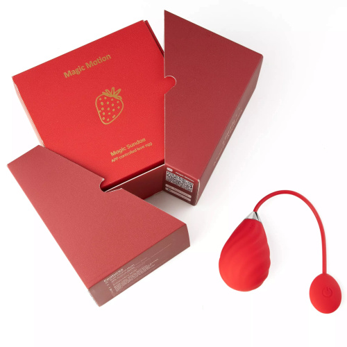 Смарт-виброяйцо Magic Motion Magic Sundae красное фото 9