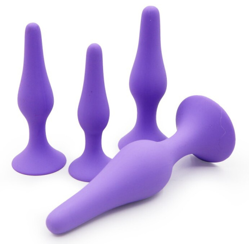 Классическая анальная пробка Small фиолетовая фото 6