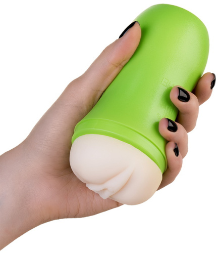 Мастурбатор-вагина в колбе Toyfa A-Toys Crista фото 2