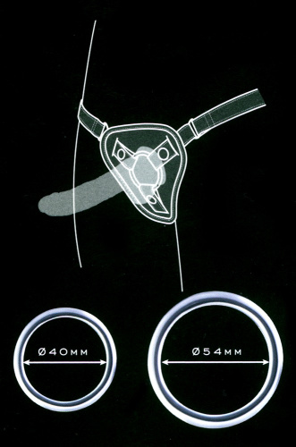 Ремень для страпона розовый Strap-on Miracle Interaction фото 5