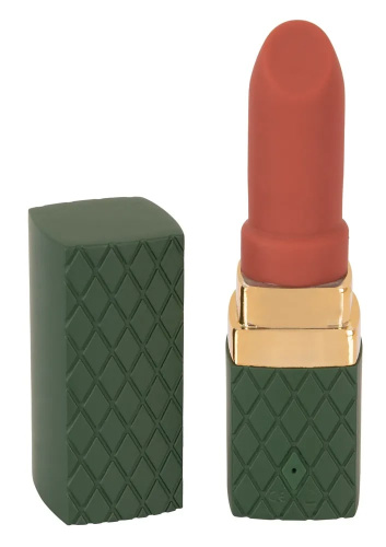 Мини-вибратор Emerald Split Lipstick Luxurious фото 2