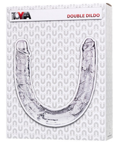 Двухголовый прозрачный фаллоимитатор Toyfa Double Dildo 40 см фото 11