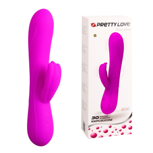 Вибратор с клиторальным стимулятором Pretty Love Barrette фото 2