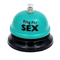 Звонок настольный Ring For Sex бирюзовый