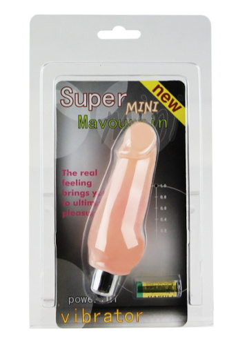 Реалистичный мини-вибратор Super Mini 12 см фото 8