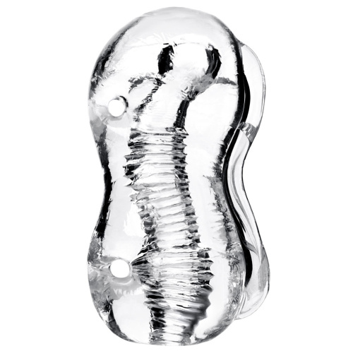 Прозрачный мастурбатор Lingam Indira фото 3