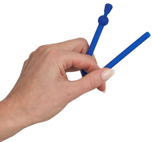 Силиконовый уретральный буж с заглушкой Penisplug фото 2