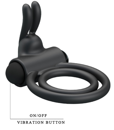 Эрекционное виброкольцо с петлей на мошонку Osmond фото 8