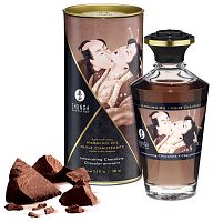 Разогревающее массажное масло Shunga Intoxicating Chocolate c ароматом шоколада 100 мл
