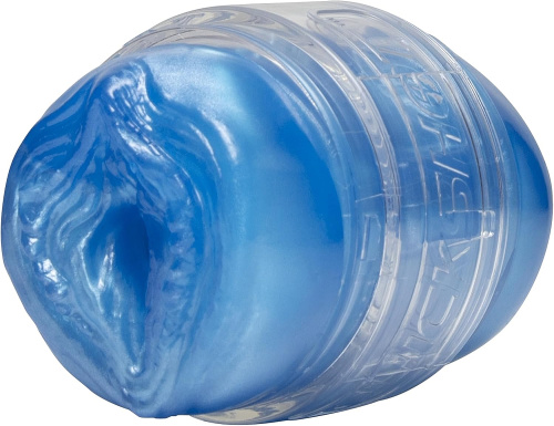Двусторонний мастурбатор Fleshlight Quickshot Alien синий фото 3
