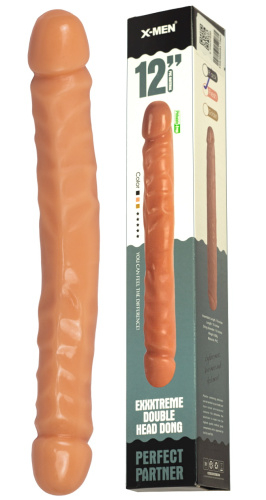 Двухголовый фаллоимитатор X-Men Exxxtreme Double Head Dong 30 см