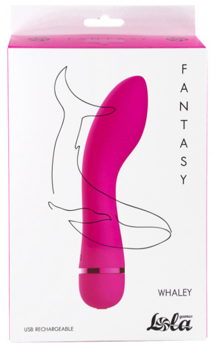Перезаряжаемый вибратор для точки G Fantasy Whaley Pink фото 4