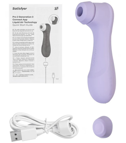 Вакуумно-волновой бесконтактный стимулятор Satisfyer Pro 2 Generation 3 Violet фото 11
