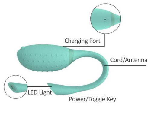 Смарт-вибратор и тренажер Кегеля Magic Motion Fugu зеленый фото 9