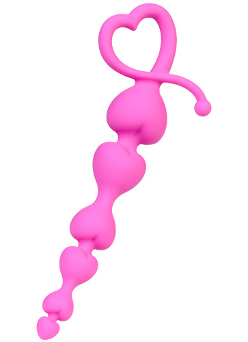 Розовая анальная цепочка ToDo by Toyfa Sweety фото 3