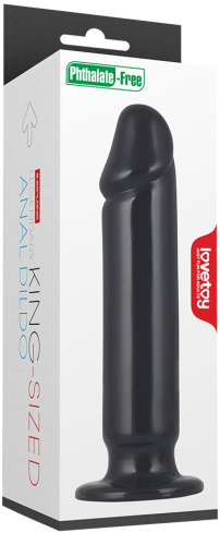 Черный фаллоимитатор King-Sized Anal Dildo 23 см фото 9