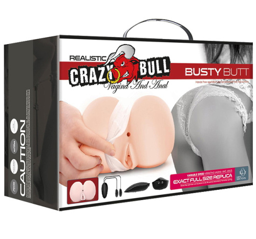 Реалистичный мастурбатор попка и вагина с двойным виброэлементом фото 10