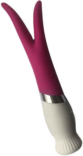 Двойной перезаряжаемый вибратор Mr.Jbo розовый фото 2