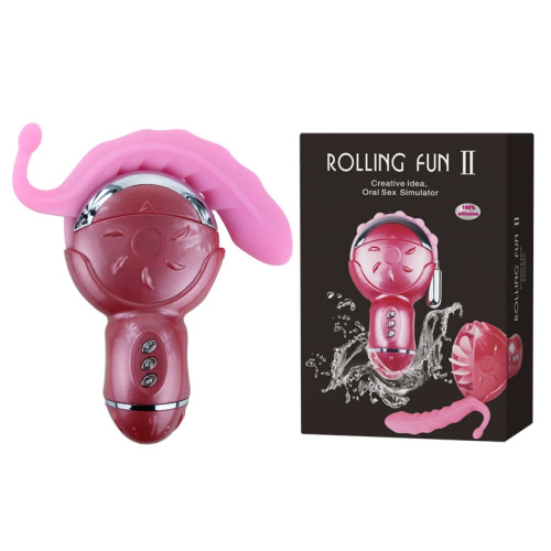 Клиторальный стимулятор с вагинальным отростком Rolling Fun 2 фото 8