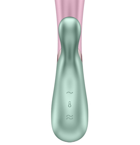 Смарт-вибратор с функцией нагрева Satisfyer Hot Lover мятно-розовый фото 4