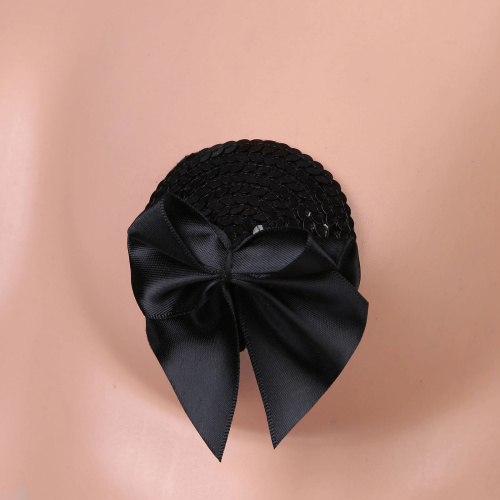 Черные пэстисы с черными бантиками фото 4