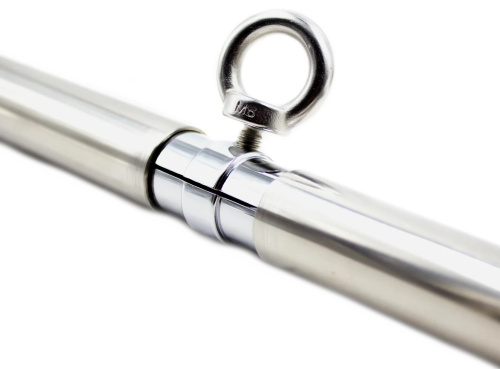 Металлическая БДСМ распорка с карабинами для крепления фото 3