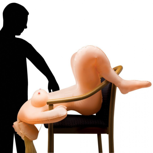 Кукла с открытым ротиком в позиции Сидя фото 3