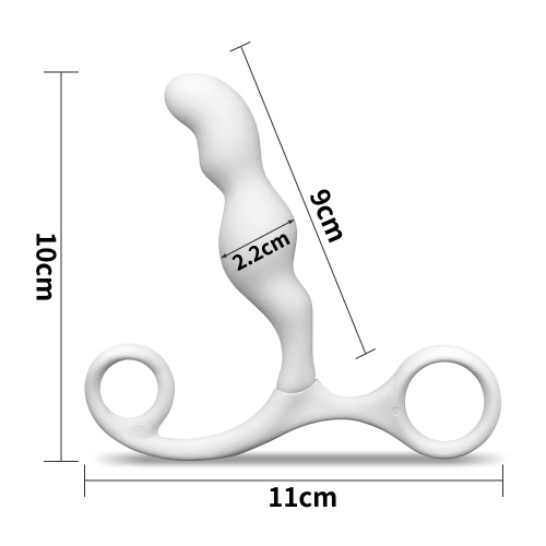 Массажер простаты Ultimate Silicone P-spot Teaser белый фото 4